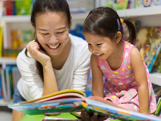 family reading